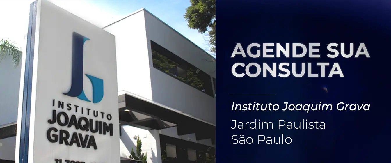 Fachada do Instituto Joaquim Grava, centro médico onde o Dr. Bruno Biondi realiza atendimentos ortopédicos especializados em mão e punho.